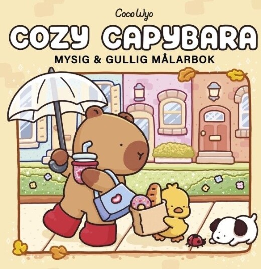 Målarbok : Cozy Capybara |