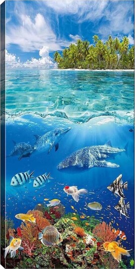 Canvasbilde DKY Landscape & Nature Flerfarget 50x120 cm