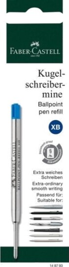 Faber-Castell 148793, Blå, Sølv, Kulepenn, 1 Stykker, Blister