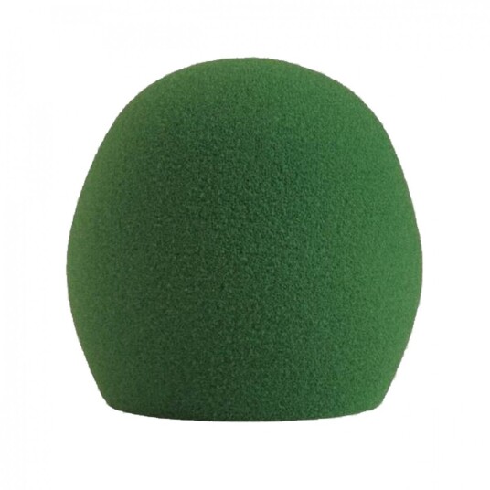 Shure A58WS Foam Windscreen for Ball Type Microphone Grønn