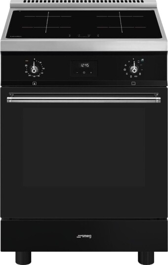 Smeg Induksjonskomfyr 60 cm Classica Svart C6IPBLT2
