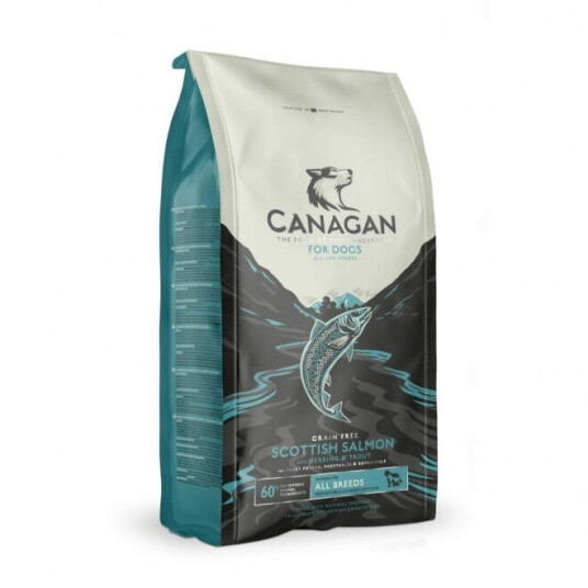 Canagan Hundefôr med Skotsk Laks 2 kg - Kornfritt for Sunn Hud og Pels