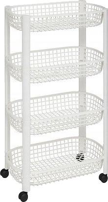 5Five Kjøkkenvogn På Hjul Basket I Plast 46,5 X 25,5 X 79 Cm 5Five Kjøkkenvogn På Hjul Basket I Plast 46,5 X 25,5 X 79 Cm