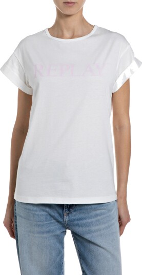 Replay Regular Jersey T Shirt White XXS