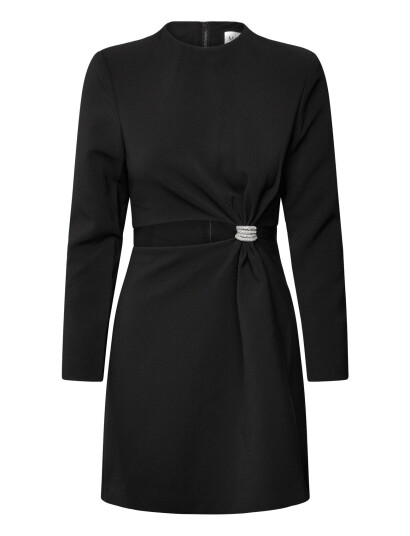 Malina Sutton Cut Out Mini Dress   Black   44