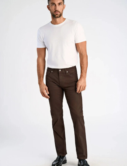 Lindbergh Black 1927: Superflex 5 Pocket Cashmere - Brown - 33 x 32