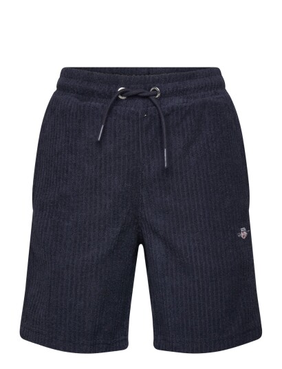 Gant Kids Shield Towelling Sweatshorts Navy 128 Gant Kids Shield Towelling Sweatshorts Navy 128