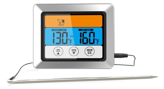 Dorre Grad steketermometer digitalt med ledning Sølv 1714516-01-0 1714534-01-0 Dorre Grad steketermometer digitalt med ledning Sølv 1714516-01-0 1714534-01-0