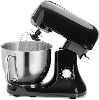 Champion Pro Kjøkkenmaskin 1200W 6L med Rustfritt Stål, Shiny Black Champion Pro Kjøkkenmaskin 1200W 6L med Rustfritt Stål, Shiny Black