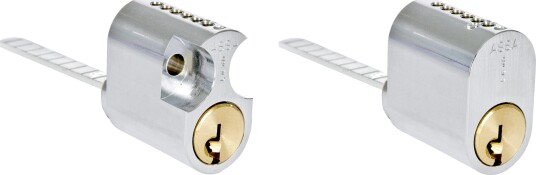 Assa 1208 Låsesylinder Oval, Stift, Gds/Sb