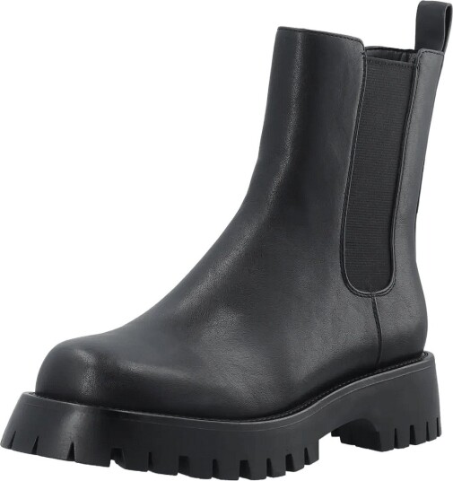 Bianco Biaarchie Chelsea Boot Faux Leather Black 37