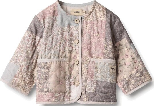 Wheat Quilt Jacket Ima PATCHWORK FLOWERS 68
