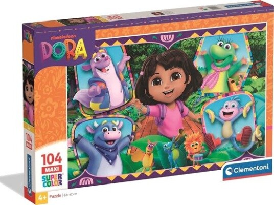 Clementoni Puslespil Maxi Dora The Explorer -22025 104 brikker 2D Puslespill