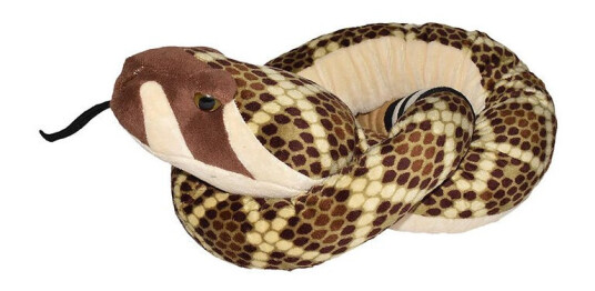 Wild Republic Snakesss Plysjbamse 137cm West Diamond Back