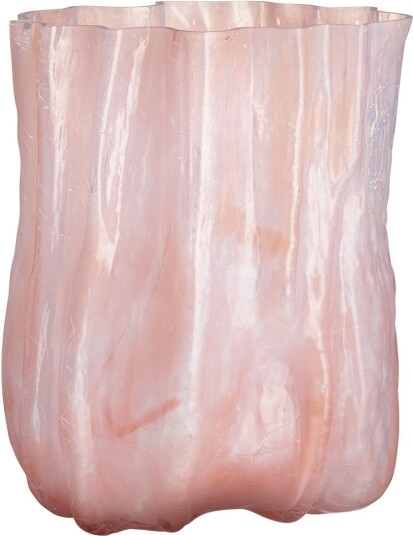 Kosta Boda Crackle Vas Pärlrosa 270 Mm Vaser Åsa Jungnelius Rosa