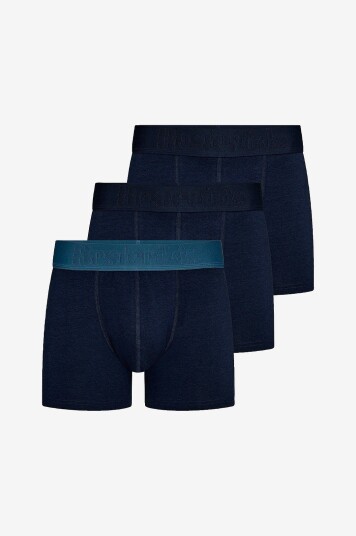 Resteröds Boxer Bamboo 3 Pk Regular Leg Flerfarget