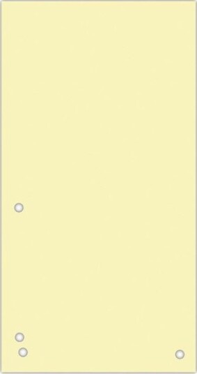 Donau Skilleark I Papp 1/3 A4 Gule 8620100 11Pl