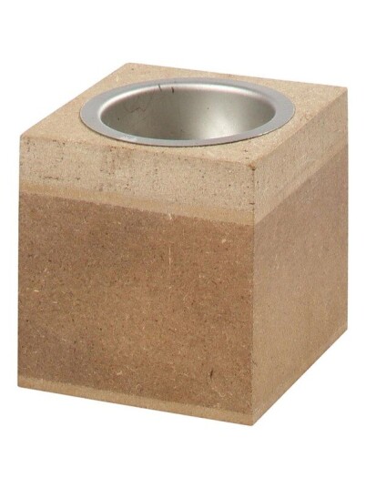 Creativ Company Tea light holder Wood 6cm Creativ Company Tea light holder Wood 6cm