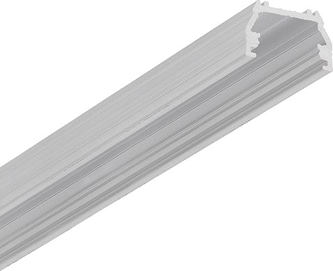 Topmet 1m aluprofil UNI12 BCD/U   Ubehandlet aluminium påbygging LED skinne