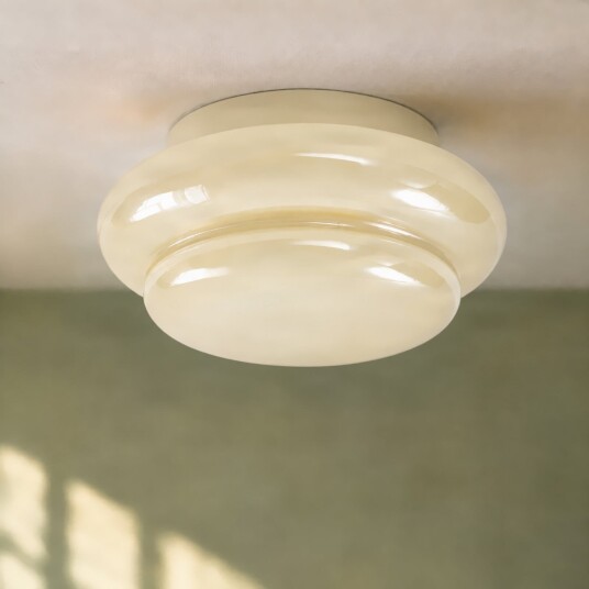 Leilani taklampe gul E27 Ø 35 cm glass – Lucande Stue Design Med en lyskilde Leilani taklampe gul E27 Ø 35 cm glass – Lucande Stue Design Med en lyskilde