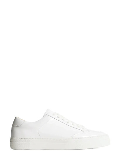 J. Lindeberg Art Signature Leather Sneaker White 43