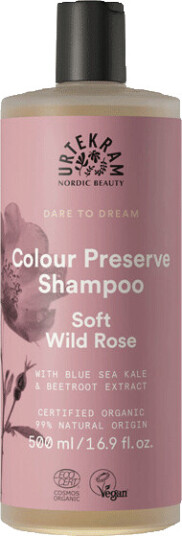 Color Preserve Shampoo Soft Wild Rose Organic, 500 ml