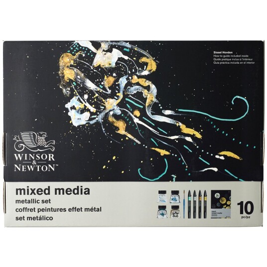 Winsor & Newton Mixed Media Metallic 10-sett Winsor & Newton Mixed Media Metallic 10-sett