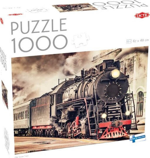 Tactic 1000 pcs puzzle: Old Steam Train
