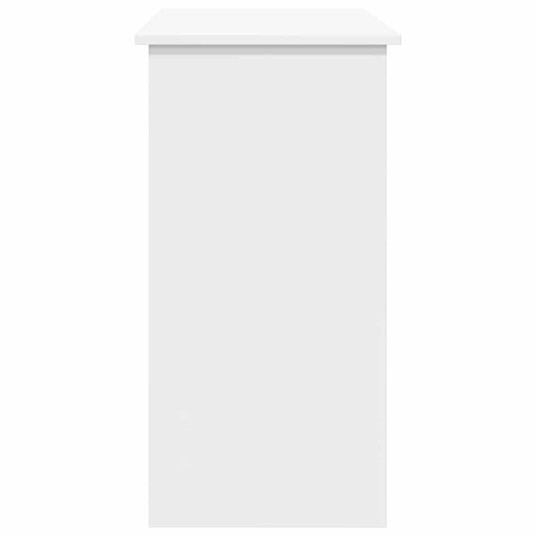 Skrivebord hvit 80x40x75 cm sponplate
