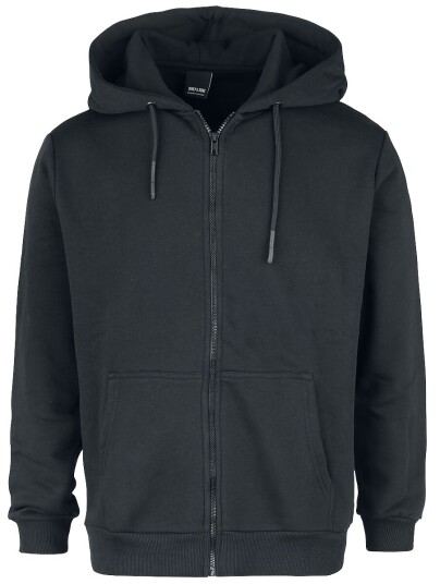 ONLY and SONS Hettejakke - Sceres Life Zip Thr . Hoodie - S til XXL - Herrer - svart