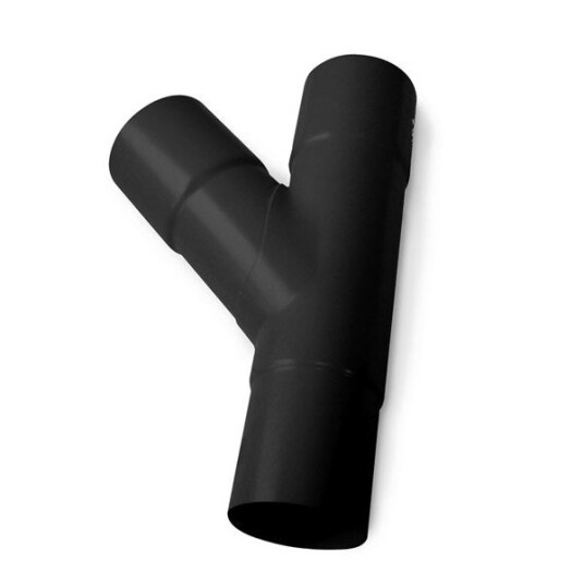 Plastmo Grenrør 60gr 75/75mm sort til plast takrenner