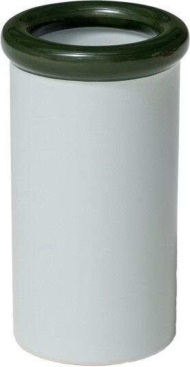 Nine Rod Vase Ceramic H215 X Ø123 Dark Green/light Blue Vaser Julien Renault Grønn,Blå