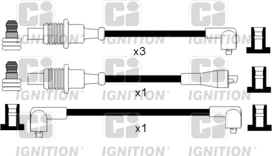Tennplugg kabelsett QUINTON HAZELL XC449