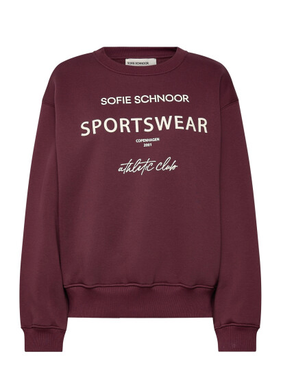 Sofie Schnoor Luisasw Sweatshirt   Burgundy   XS