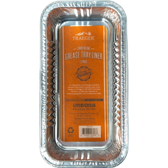 Traeger Grease Tray 5 pack   Timberline Fettoppsamler brett