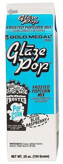 Ring Bingo AB Glaze Pop Popcornglaze - Blå Bringebær
