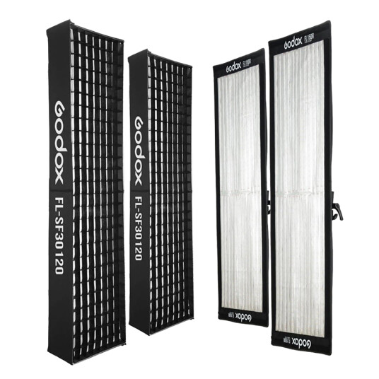 Godox Flex Video Duo FL150R Strip Kit 2stk Flexible LED lamper inkl softbokser
