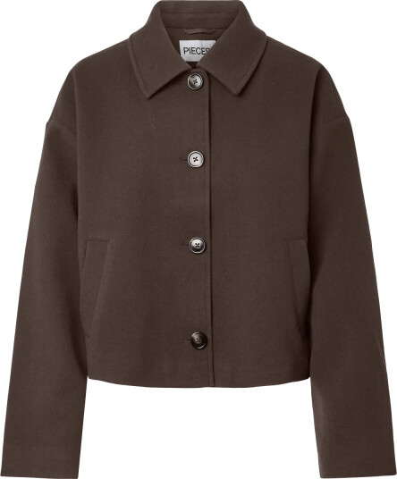 Pieces Pcaya Short Coat Noos Bc Brown XL