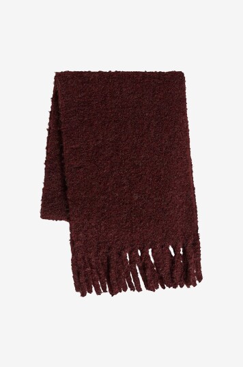 Vila Skjerf viJanis Boucle Knit Rød