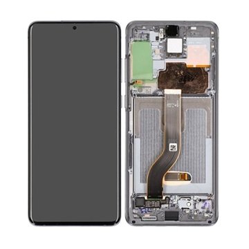 Samsung Galaxy S20+ Frontdeksel / LCD-skjerm GH82-22145E Grå Samsung Galaxy S20+ Frontdeksel / LCD-skjerm GH82-22145E Grå