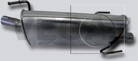 Bakre eksospotte VEGAZ OS-620 Bakre eksospotte VEGAZ OS-620