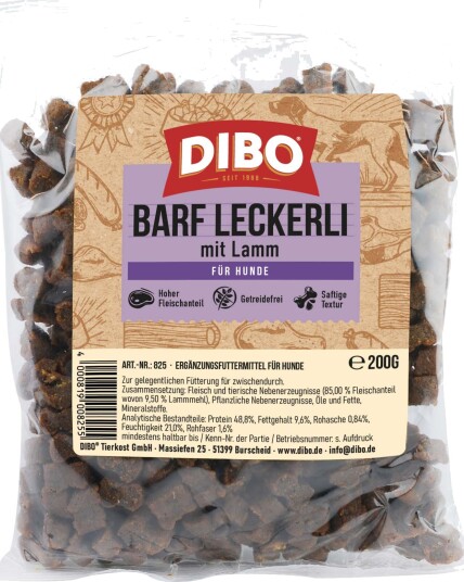 Dibo Barf Godbiter Med Lam 200 G