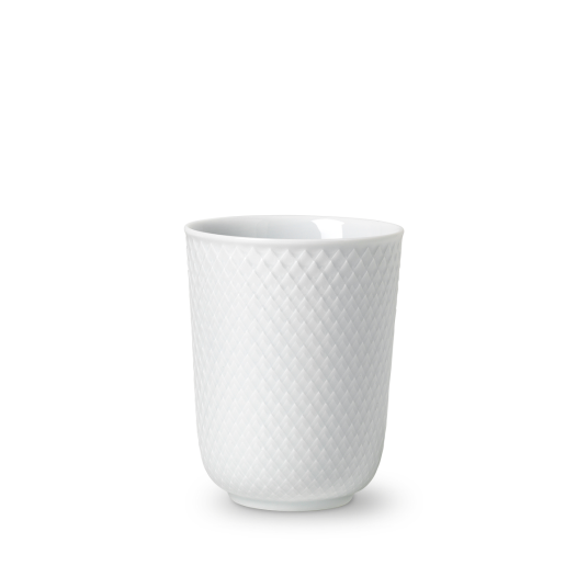 Lyngby Porcelæn Rhombe kopp uten hank 33 cl Hvit Lyngby Porcelæn Rhombe kopp uten hank 33 cl Hvit