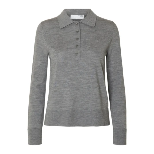 Selected Femme Dame Topper Grå S