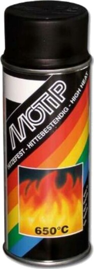 MOTIP-DUPLI Høy temperatur maling MOTIP Black - spray 400 ml schwarz MOTIP-DUPLI Høy temperatur maling MOTIP Black - spray 400 ml schwarz