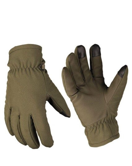 Mil-Tec Softshell-hansker med Thinsulate Grønn Oliven