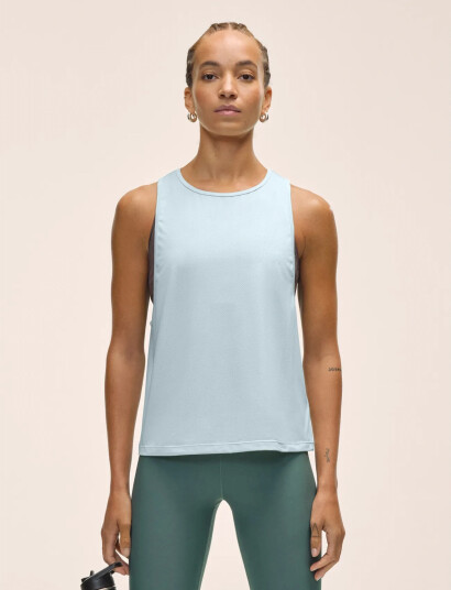 Casall Laser Mesh Flow Tank   Blue   XS