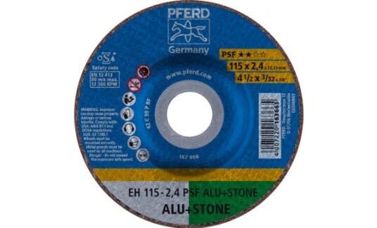 Pferd Kappeskive Betong/Metall/Stein 115x2.4mm 13300 rpm