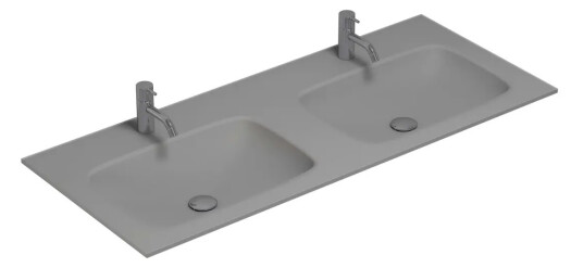 Dansani Calidris Form Servant, Dobbel 120,2x50,5 cm, Lys Grå Matt