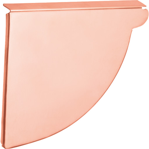 VMZINC endebunn 333 mm tv for kvartrenne kobber copper